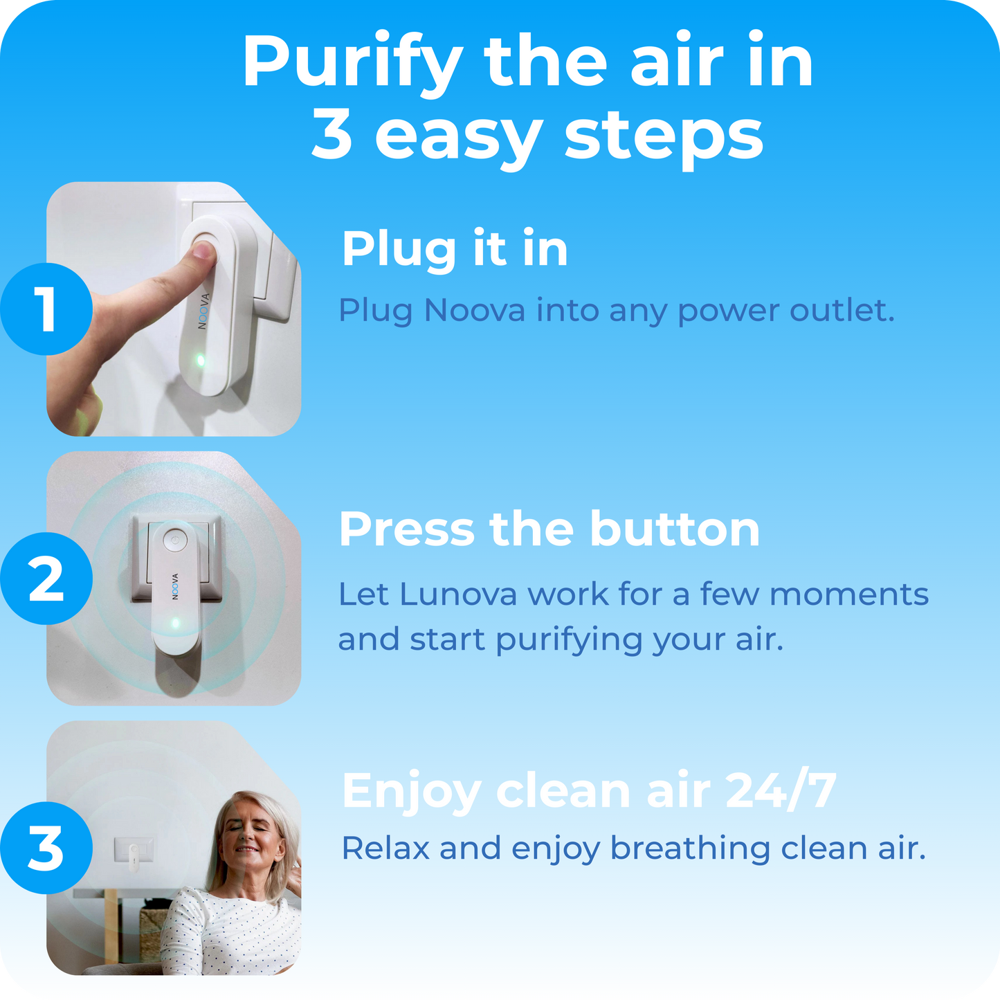 Air purifier — eliminates dog odors and parasites