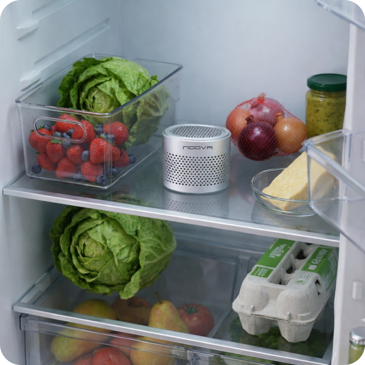 Noova Fridge Purifier – Eliminate Odors, 100% Silent