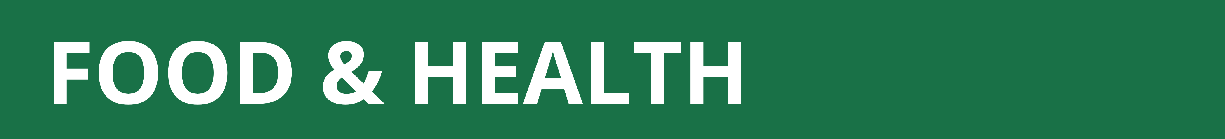 FOOD & HEALTH